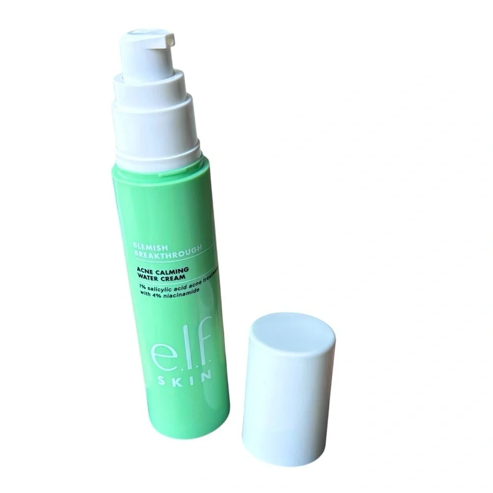 e.l.f. NWOT Skin Blemish Breakthrough Acne Calming Water Cream.